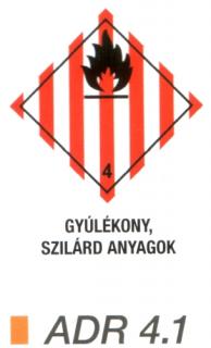 ADR4.1_Gyúlékony, szilárd anyag
