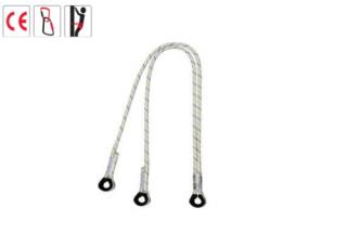 ALB102_kétágú Y  kikötőkötél, 2 m-es, körszövött  átmérő 12 mm,