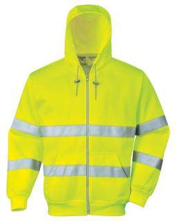 B305_Portwest B305 Hi vis zippzáros munkavédelmi pulóver jólláthatósági/Jólláthatósá