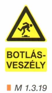 Botlásveszély m 1.3.19