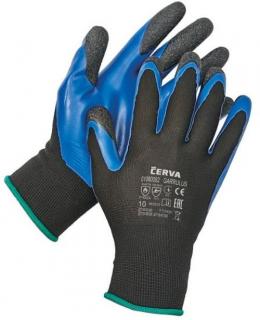 C01080092_GARRULUS mártott PES-latex védőkesztyű 10