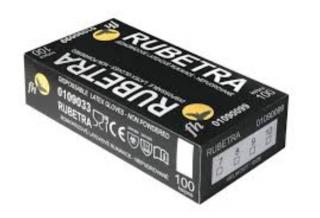 C01090033_RUBETRA LATEX KESZTYŰ púdermentes 100db / csomag S/7