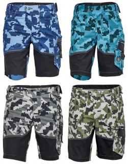 C03570008xx0xx_NEURUM CAMOUFLAGE rugalmas rövidnadrág sok zsebbel - több színben