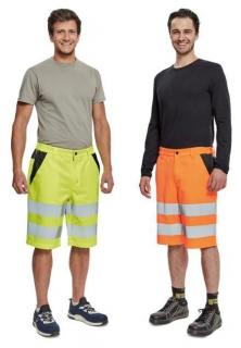 C03570027x00xx_MAX VIVO HV férfi HI-VIS rövidnadrág - sárga/narancs