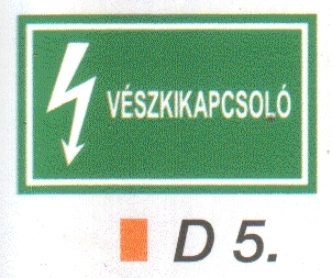 D5SZ_Vészkikapcsoló D5/sz