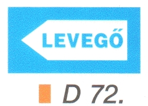D72_Csövezeték jelölése - levegö