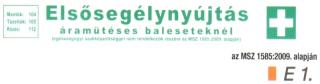 E1_Elsösegélynyújtás villamos áramütésnél