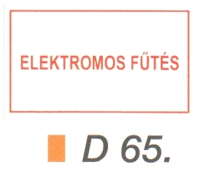 Elektromos fütés D65