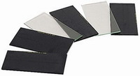 F1117810_Sötétített cserélhető hegesztőüveg, 90 x 110 mm, DIN 9 - DIN 14 között