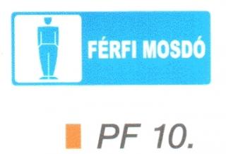 Férfi mosdó PF10