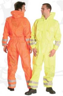 Fluo overall, kapucnis, vízhatlan, lélegző 150g/m&amp;#178  70390-399-es, kezeslábas