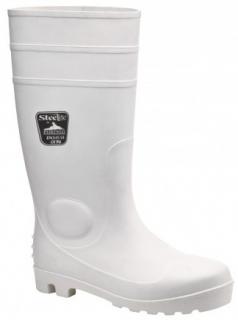 FW84_Portwest kényelmes, (S4) besorolású élelmiszeripari fehér PVC munkacsizma