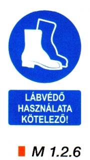m126_Lábvédő használata kötelező!