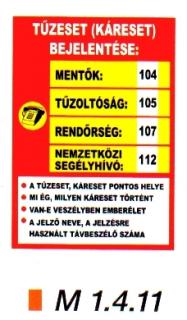 m1411_Tűzeset bejelentése
