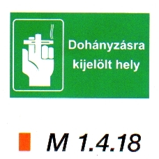 m1418_Dohányzásra kijelölt hely