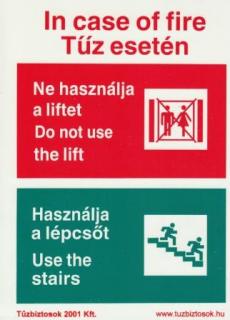 mj027/tt07_Után világítós menekülési útvonalat jelző öntapadós tábla