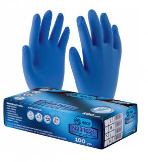 RS_BLUERACER/L_BLUERACER - Nitril púdermentes egyszerhasználatos kesztyű - kék