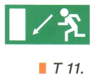 t11_Menekülési út a lépcsőn lefelé, balra