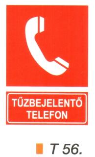 Tüzbejelentö telefon t 56