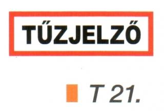 Tüzjelzö piktogram t 21.