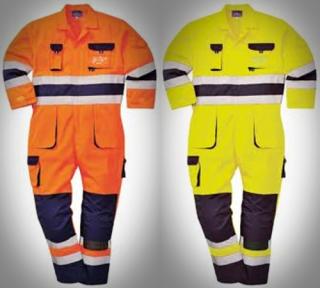TX55_Texo Hi-Vis overál TX55 , kezeslábas, Jólláthatósági