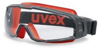 Uvex u-sonic szemüveg, narancs keret, gumipántos víztiszta lencsével (9308248)