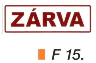 Zárva F15