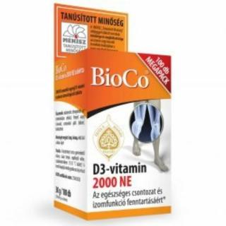 BioCo D3 2000NE Vitamin tabletta 100db