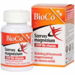 BioCo Szerves Magnézium STOP B6-vitamin tabletta 60x