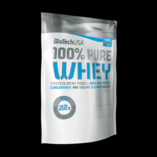 BioTechUSA 100% Pure Whey Tejsavó fehérjepor 1000g Bourbon Vanília