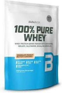 BioTechUSA 100% Pure Whey Tejsavó fehérjepor 1000g csokoládé-mogyoróvaj