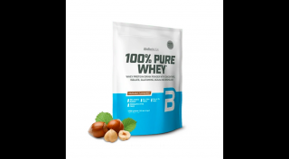 BioTechUSA 100% Pure Whey Tejsavó fehérjepor 1000g Mogyoró