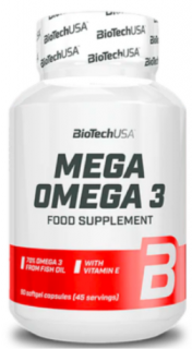 BioTechUSA Mega Omega 3 90 kapszula