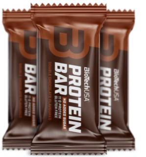 BioTechUSA  Protein Bar fehérjeszelet dupla csokoládé 35g