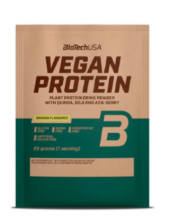 BiotechUSA Vegan Protein, fehérje vegánoknak 25g banán