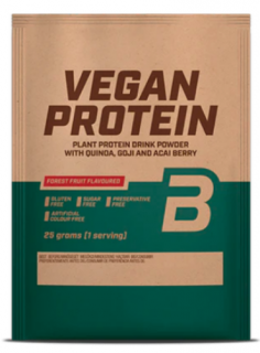 BiotechUSA Vegan Protein, fehérje vegánoknak 25g  erdei gyümölcs