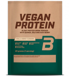 BiotechUSA Vegan Protein, fehérje vegánoknak 25g vaníliás sütemény