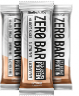 BioTechUSA Zero Bar fehérje szelet 50g Cappuccino