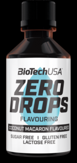 BioTechUSA Zero Drops 50ml kókusz-macaron