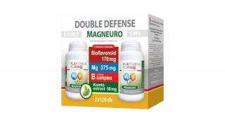 Double Defense Magneuro Mg + B-complex vitamin Komló extraktummal 2x120 kapszula