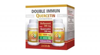 Double Immun Quercetin C+D vitamin Echinacea 2x120 kapszula