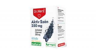 DR Herz Aktív Szén 250 mg 60 db kapszula