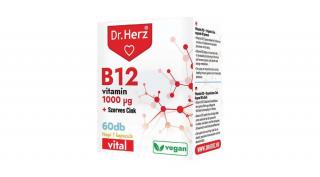 DR Herz B12 1000 mcg + Szerves Cink 60 db kapszula doboz