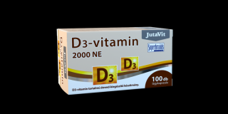 JutaVit D3-vitamin 2000NE lágykapszula 100 tabletta