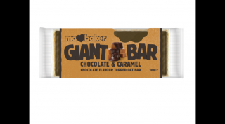 Ma Baker Giant Bar csokoládéval bevont óriás zabszelet karamelldarabokkal 100 g