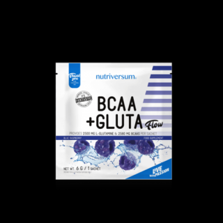 Nutriversum Flow BCAA+Glutamine 6g kék málna