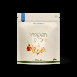 Nutriversum Pure Vegan Pro vegán fehérjepor 500g barack-joghurt