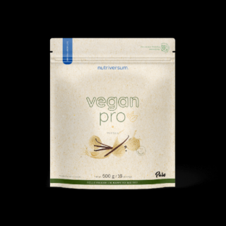 Nutriversum Pure Vegan Pro vegán fehérjepor 500g vanília