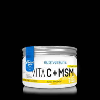 Nutriversum Vita C+MSM 150g citrom