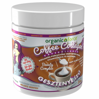 Organicforce Coffee Collagen 318g Gesztenye
